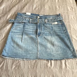NWT—Dear John Reese Denim skirt Monte Carlo with belt size 30